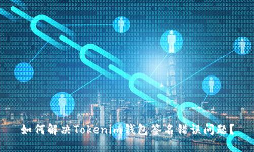 如何解决Tokenim钱包签名错误问题？